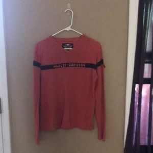 Harley Davidson V neck , pull over sweater